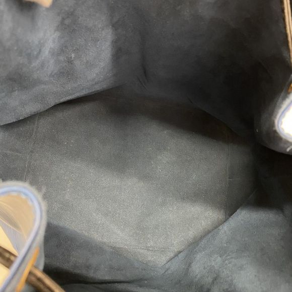 Louis Vuitton Epi Bicolor Petite Noe M44152 Toledo Blue/noir Black Women - Picture 4 of 10